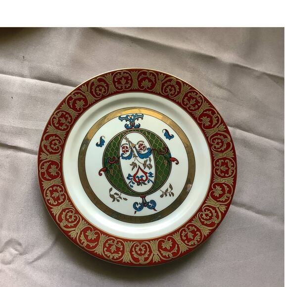 8" HOME INTERIORS CHRISTMAS PLATES "J-O-Y" DECOR Set Of 3 - Picture 3 of 4